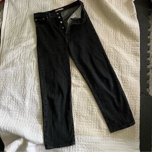 Levi’s Ribcage Straight Ankle - dark denim